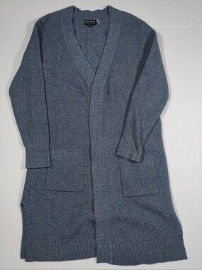 Repeat Silver Edition Wool Cashmere Teal Cardigan Oversized XXS (~M REG)